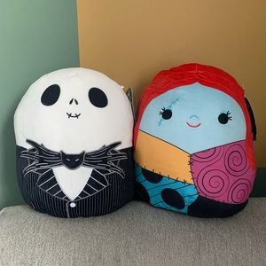 12” Jack and Sally Bundle NBC Squishmallows